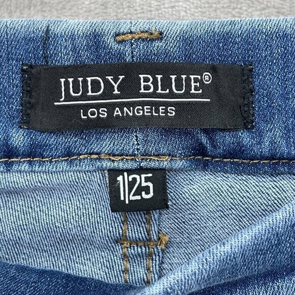 Judy Blue 1/25 Santa Clara Pull On High Rise Slim Bootcut Medium Jeans - Picture 10 of 16